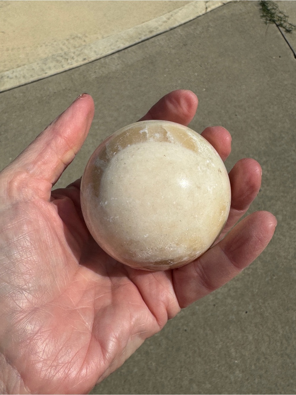 Peach Moonstone Sphere
